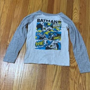 Gray Long Sleeve Batman shirt
